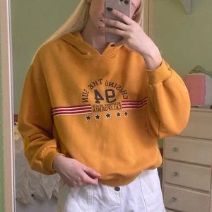 Yellow California hoodie